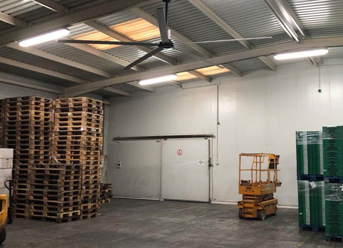VENTILADORES HVLS DE ARMAZÉM