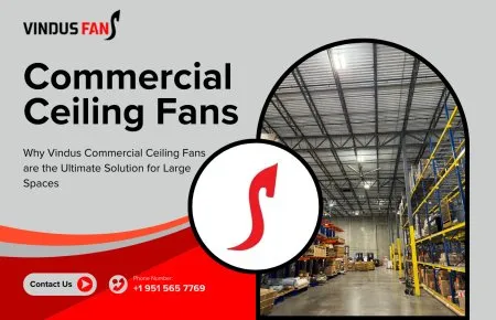 Por qué los ventiladores de techo comerciales Vindus son la solución definitiva para espacios grandes