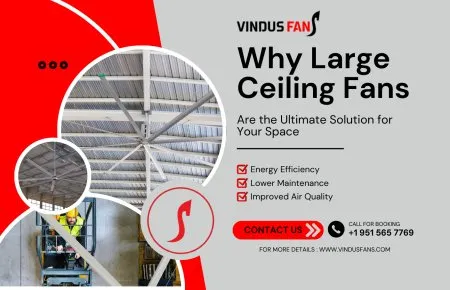 Por qué los ventiladores de techo grandes son la solución definitiva para su espacio