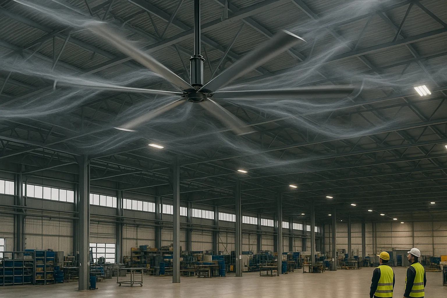 Wie funktionieren HVLS-Ventilatoren?