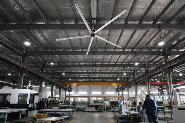 HVLS Industrial Fan Airflow and Ventilation View 1